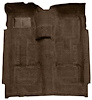 F9294230 1972-73 Ford Torino/Montego 2-Door w/ Floor Shift; Molded Loop Carpet; Kit; Dark Brown - image 1