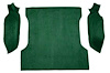 F9310846 1978-79 Ford Bronco Cargo Area; Molded; Cutpile Carpet; Kit; Jade Green - image 1