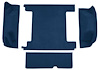 F9310908 1974-76 Ford Bronco w/ 2 Gas Tanks & Tailgate Lock; Cargo Area; Molded; Cutpile Carpet; Kit; Blue - image 1