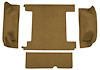 F9310937 1974-76 Ford Bronco w/ 2 Gas Tanks & Tailgate Lock; Cargo Area; Molded; Cutpile Carpet; Kit; Buckskin - image 1