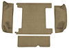 F9310944 1974-76 Ford Bronco w/ 2 Gas Tanks & Tailgate Lock; Cargo Area; Molded; Cutpile Carpet; Kit; Sandalwood - image 1