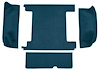F9310953 1974-76 Ford Bronco w/ 2 Gas Tanks & Tailgate Lock; Cargo Area; Molded; Cutpile Carpet; Kit; Dark Blue - image 1