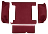 F9311015 1966-73 Ford Bronco w/ 2 Gas Tanks & Tailgate Lock Cargo Area; Loop Carpet; Kit; Maroon - image 1