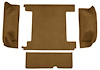 F9311069 1966-73 Ford Bronco w/ 2 Gas Tanks & Tailgate Lock Cargo Area; Loop Carpet; Kit; Medium Saddle - image 1