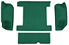 F9312214 1977 Ford Bronco w/ Tailgate Lock; Cargo Area; Molded; Cutpile Carpet; Kit; Light Jade Green - image 1