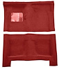 F9446902 1965-68 Galaxie/500 4-Door w/ Floor Shift; Molded Loop Carpet; Kit; Red - image 1