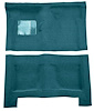 F9446906 1965-68 Galaxie/500 4-Door w/ Floor Shift; Molded Loop Carpet; Kit; Aqua - image 1