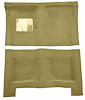 F9446909 1965-68 Galaxie/500 4-Door w/ Floor Shift; Molded Loop Carpet; Kit; Ivy Gold - image 1