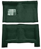 F9446913 1965-68 Galaxie/500 4-Door w/ Floor Shift; Molded Loop Carpet; Kit; Dark Green - image 1