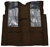 F9449230 1972-73 Ford Ranchero GT 4-Speed; Loop Carpet; Kit w/ 2; Black Inserts; Dark Brown - image 1