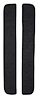 F9549901 1965-72 Ford F-Series 2-Piece Door Panel Insert Set w/ Cardboard - Loop - Black - image 1