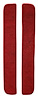 F9549902 1965-72 Ford F-Series 2-Piece Door Panel Insert Set w/ Cardboard - Loop - Red - image 1