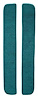 F9549906 1965-72 Ford F-Series 2-Piece Door Panel Insert Set w/ Cardboard - Loop - Aqua - image 1