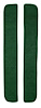 F9549913 1965-72 Ford F-Series 2-Piece Door Panel Insert Set w/ Cardboard - Loop - Dark Green - image 1
