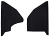 F9551401 1973 Ford F-Series Kick Panel Inserts w/ Mass Backing - Loop - Black - image 1