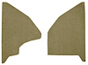 F9551505 1974-79 Ford F-Series Kick Panel Inserts w/ Mass Backing - Cutpile - Gold - image 1