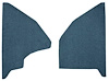 F9551531 1974-79 Ford F-Series Kick Panel Inserts w/ Mass Backing - Cutpile - Blue