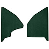 F9551546 1974-79 Ford F-Series Kick Panel Inserts w/ Mass Backing - Cutpile - Jade Green