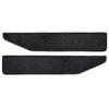F9551901 1974-79 F-Series / 78-79 Bronco 2-Piece - Cutpile Door Panel Inserts w/ Cardboard - Black - image 2