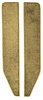 F9551905 1974-79 F-Series Truck; 1978-79 Bronco; Door Panel Carpet Inserts; Cutpile Carpet; Gold; LH and RH - image 1