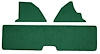 F9558346 1978-79 Ford Bronco; Tailgate Cover and Kick Panel Accessory Carpet Kit; Cutpile With Mass Backing; Jade Green - image 1