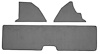 F9558347 1978-79 Ford Bronco; Tailgate Cover and Kick Panel Accessory Carpet Kit; Cutpile With Mass Backing; Dark Gray - image 1