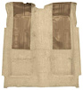 F9601044 1972-73 Ford Torino GT 2-Door Automatic; Loop Carpet; Kit w/ 2 Fawn Inserts; Fawn Sandalwood - image 1