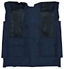 F9601212 1972-73 Ford Torino GT 2-Door Automatic; Loop Carpet; Kit w/ 2 Dark Blue Inserts; Dark Blue - image 1