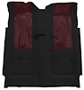 F9602201 1972-73 Ford Torino GT 2-Door 4-Speed; Loop Carpet; Kit w/ 2 Maroon Inserts; Black - image 1