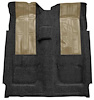 F9602301 1972-73 Ford Torino GT 2-Door 4-Speed; Loop Carpet; Kit w/ 2 Fawn Inserts; Black - image 1