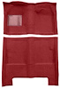 F9710315 1960-65 Falcon/Comet 4-Door Wagon Molded Loop Carpet; Kit; Maroon - image 1