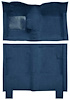 F9722412 1960-65 Falcon/Comet 4-Door Wagon w/ Floor Shift Molded Loop Carpet; Kit; Dark Blue - image 1