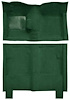 F9722413 1960-65 Falcon/Comet 4-Door Wagon w/ Floor Shift Molded Loop Carpet; Kit; Dark Green - image 1