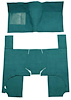 F9736206 1963-65 Fairlane/Meteor 4-Door Wagon; Molded Loop Carpet; Kit; Aqua - image 1