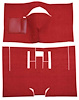 F9738002 1962 Ford Fairlane 2-Door Coupe Bucket Seat w/ Console Cut & Sewn; Loop Carpet; Kit; Red - image 1