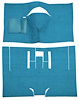 F9738041 1962 Ford Fairlane 2-Door Coupe Bucket Seat w/ Console Cut & Sewn; Loop Carpet; Kit; Medium Blue - image 1