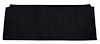 F9742901 Cutpile Carpet for 1987-1996 Ford F-Series Truck [Regular/Crew Cab Curtain, Black]