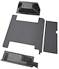 F9759027 1966-76 Ford Bronco w/ 1 Gas Tank & Tailgate Lock - Cargo Area Vinyl Flooring Kit - Gray - image 1