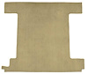 F9762244 1966-73 Ford Bronco w/ 1 Gas Tank; Back Panel; Loop Carpet; Kit; Fawn Sandalwood - image 1