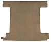 F9762344 1974-76 Ford Bronco w/ 1 Gas Tank; Back Panel; Molded; Cutpile Carpet; Kit; Sandalwood - image 1