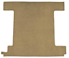 F9762369 1974-76 Ford Bronco w/ 1 Gas Tank; Back Panel; Molded; Cutpile Carpet; Kit; Medium Saddle - image 1