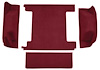 F9762615 1966-73 Ford Bronco w/ 1 Gas Tank w/o Tailgate Lock; Cargo Area; Loop Carpet; Kit; Maroon - image 1