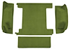 F9762619 1966-73 Ford Bronco w/ 1 Gas Tank w/o Tailgate Lock; Cargo Area; Loop Carpet; Kit; Moss Green - image 1
