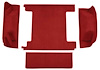 F9762902 1966-73 Ford Bronco w/ 2 Gas Tanks w/o Tailgate Lock; Cargo Area; Loop Carpet; Kit; Red - image 1