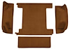 F9762918 1966-73 Ford Bronco w/ 2 Gas Tanks w/o Tailgate Lock; Cargo Area; Loop Carpet; Kit; Dark Saddle - image 1