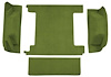F9762919 1966-73 Ford Bronco w/ 2 Gas Tanks w/o Tailgate Lock; Cargo Area; Loop Carpet; Kit; Moss Green - image 1