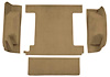 F9763169 1974-76 Ford Bronco w/ 1 Gas Tank w/o Tailgate Lock; Cargo Area; Molded; Cutpile Carpet; Kit; Medium Saddle - image 1