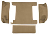 F9763469 1974-76 Ford Bronco w/ 2 Gas Tanks w/o Tailgate Lock; Cargo Area; Molded; Cutpile Carpet; Kit; Medium Saddle - image 1