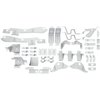 FBK6566 Body Bracket Kit 1965-66 Ford Mustang; Fastback; 43-Piece Set - image 2
