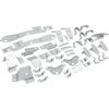 FBK6566 Body Bracket Kit 1965-66 Ford Mustang; Fastback; 43-Piece Set - image 3